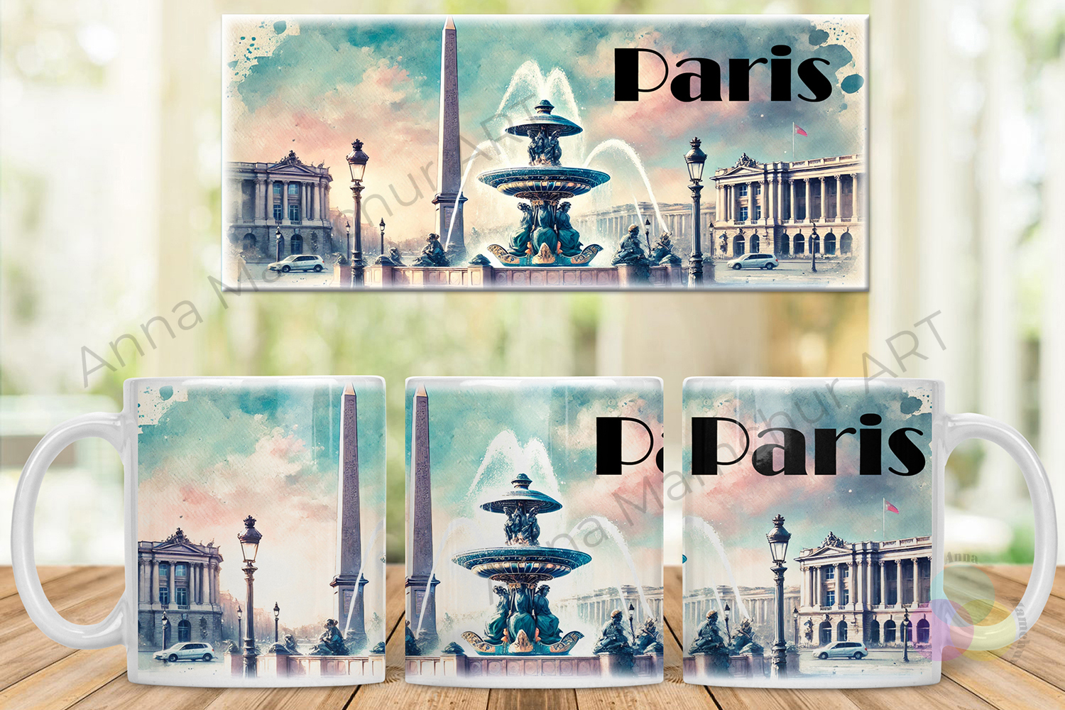 Mug with Place de la Concorde
