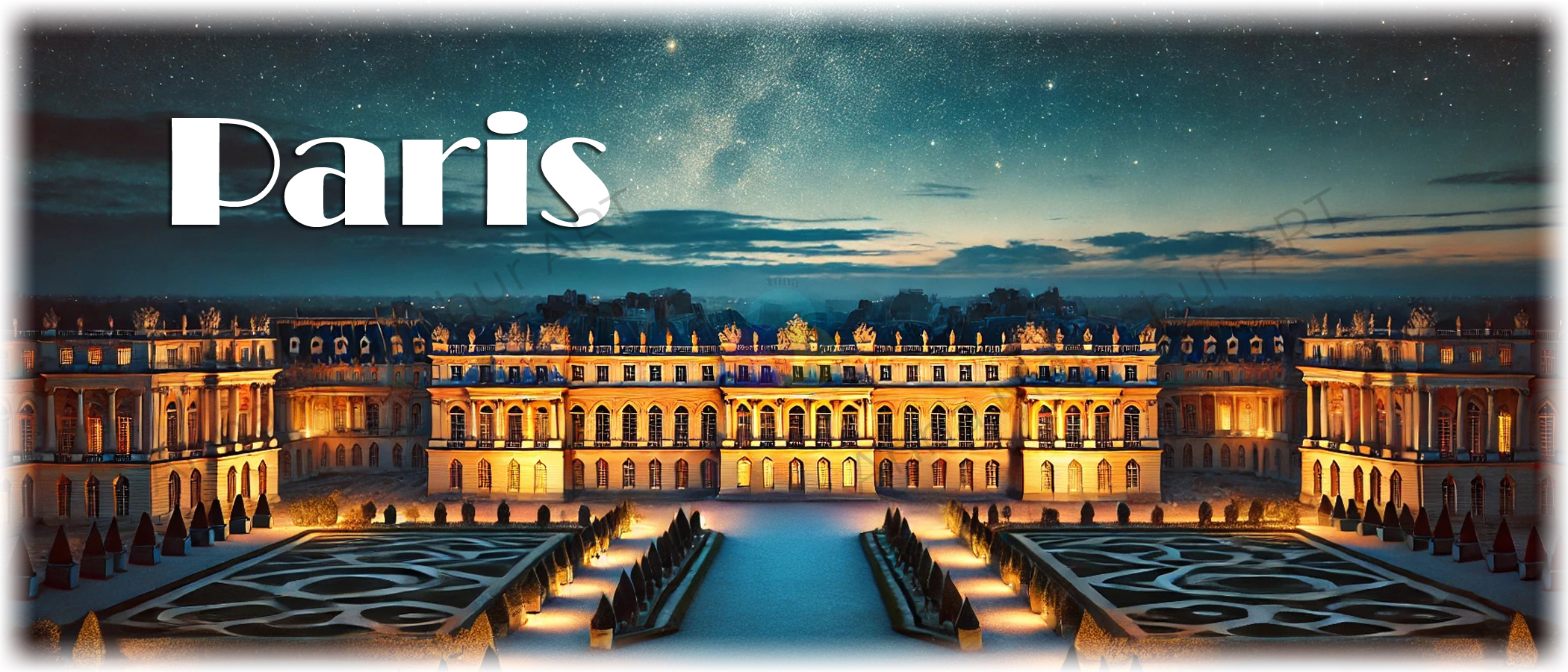 Versailles Mug, night scene — 008PAN01M