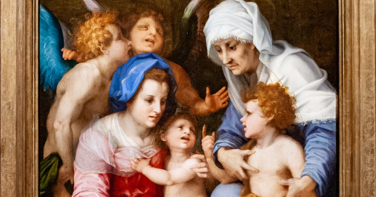 «La Sainte Famille» d'Andrea del Sarto au Louvre — 100 chefs-d'œuvre du Louvre