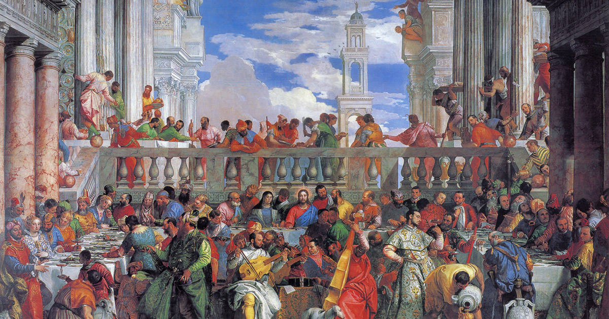 Les Noces de Cana — Paolo Véronèse, Louvre