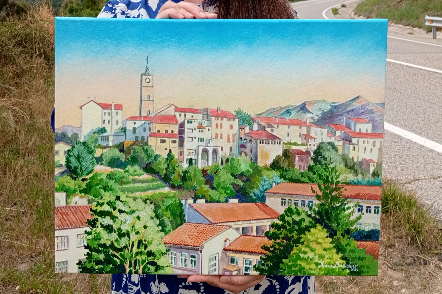 Matin à Saint-Laurent-de-Cerdans — vue latérale