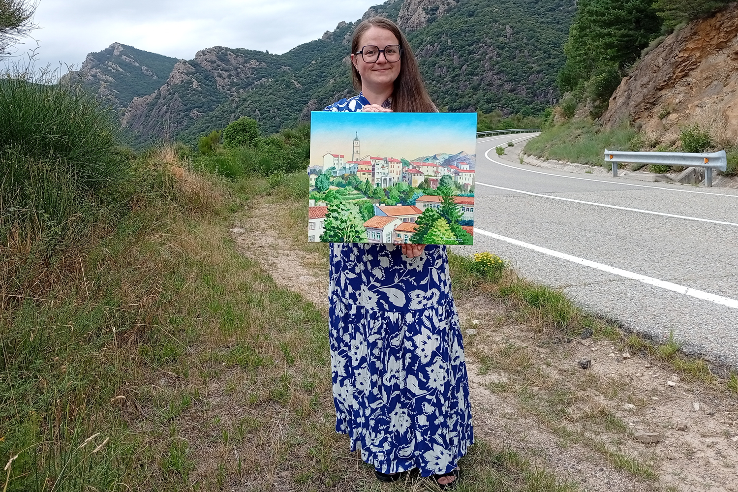 Matin à Saint-Laurent-de-Cerdans — dans les mains de l'artiste