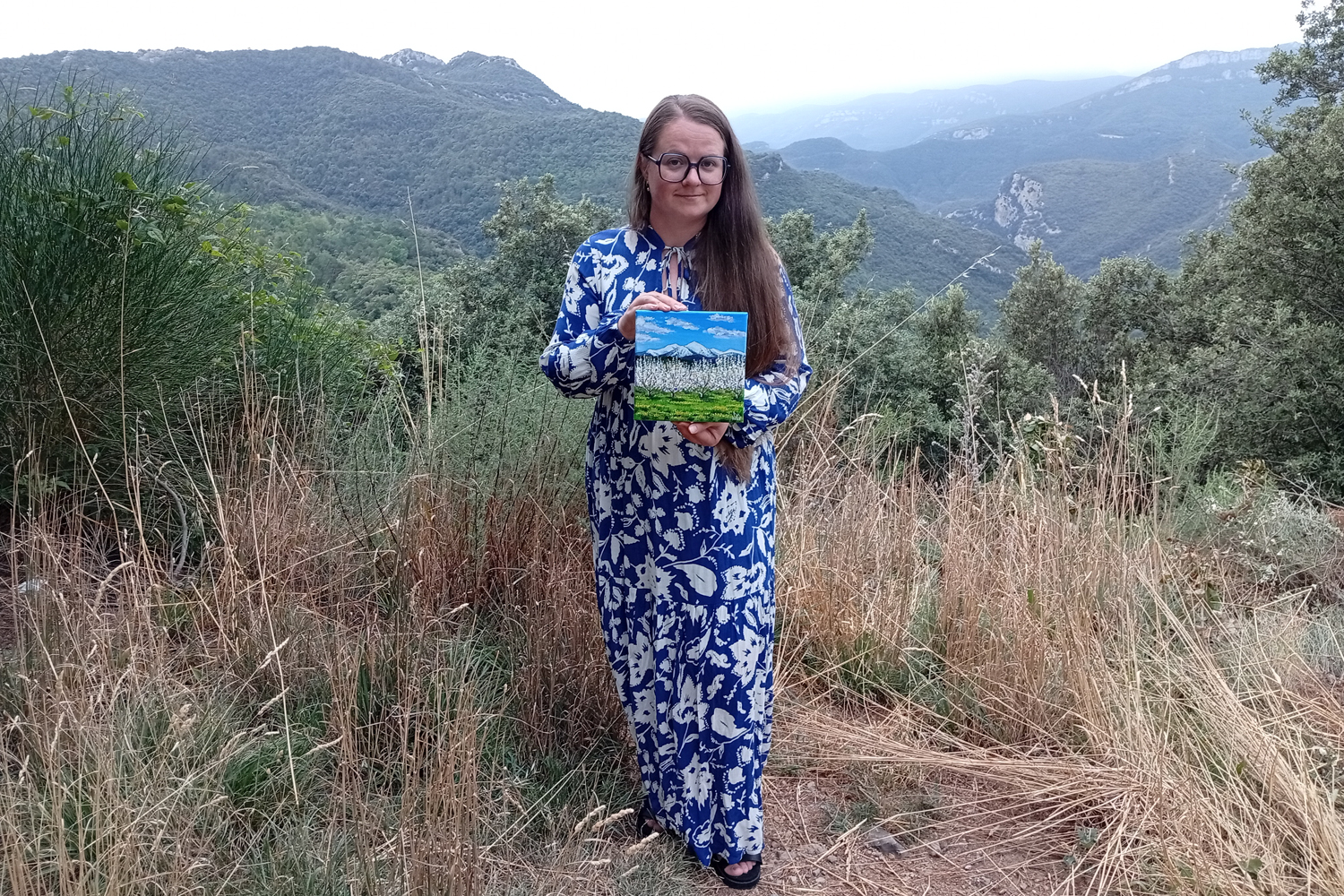 Printemps près du Canigou — Dans les mains de l'artiste