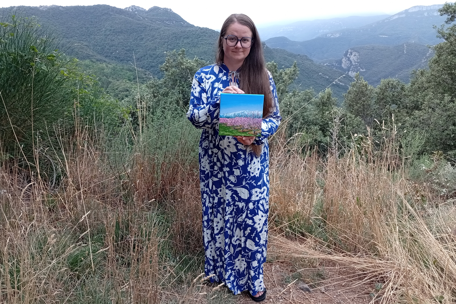 Parfum de printemps du Canigou — dans les mains de l’artiste