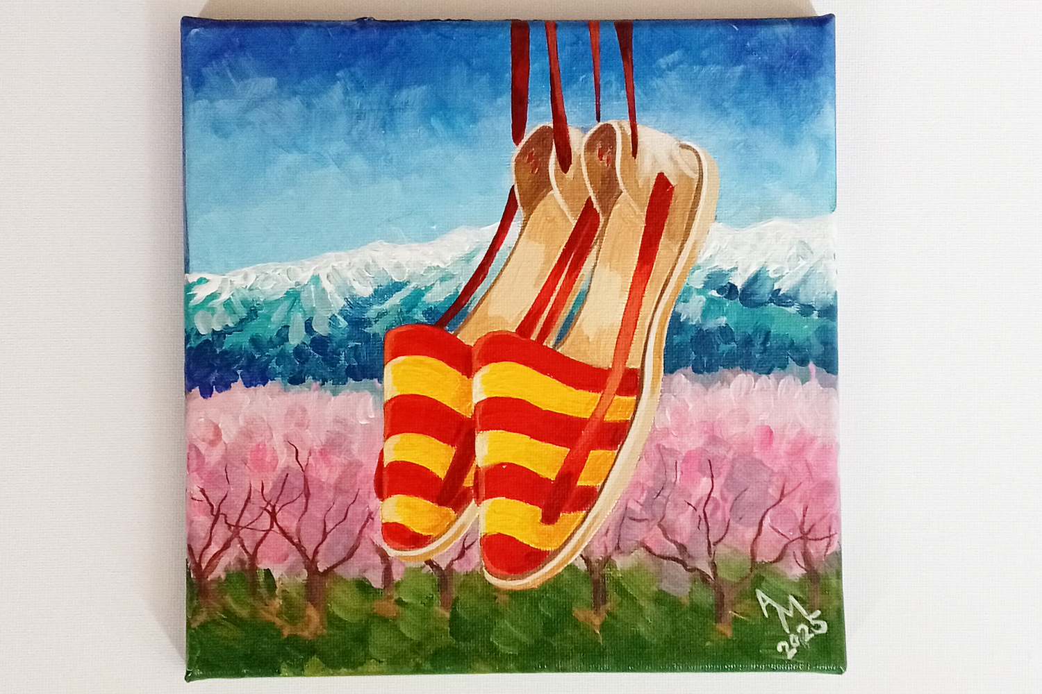 Espadrilles et Canigou — vue principale