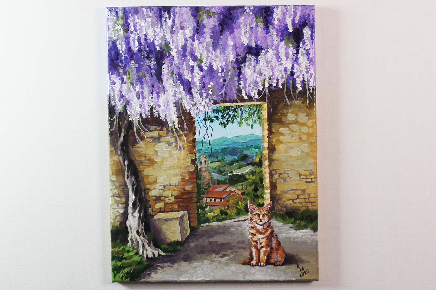 Sous la glycine — image principale de l’œuvre d’Anna Mamchur