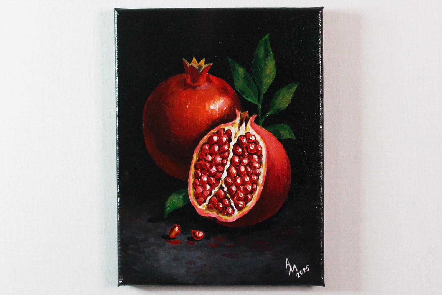 La force du grenadier — peinture acrylique — vue principale